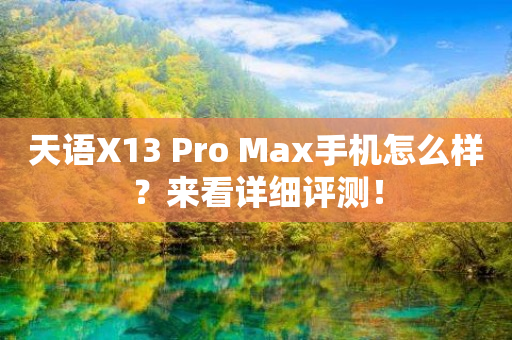 天语X13 Pro Max手机怎么样？来看详细评测！-图1