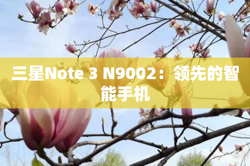 三星Note 3 N9002：领先的智能手机-图1