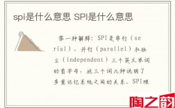 spi是什么意思 SPI是什么意思